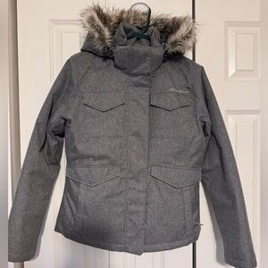 Eddie Bauer Gray Women's Down Jacket